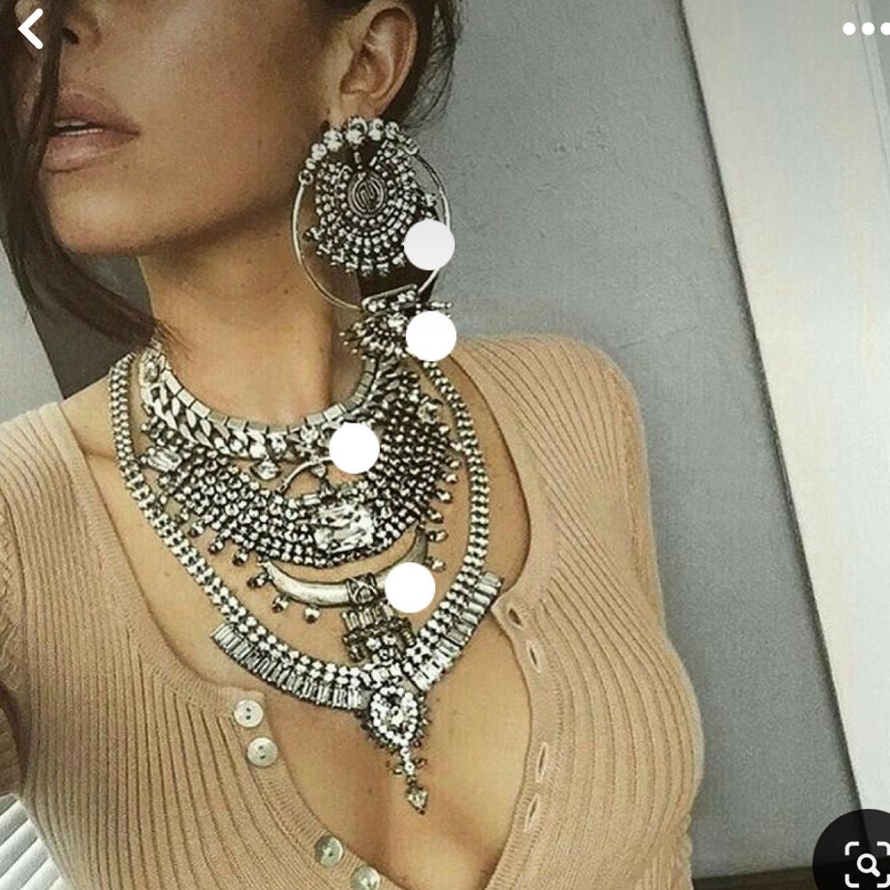 Boho Statement Necklace - image 2